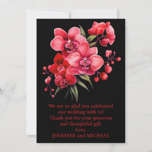 Hochzeitsdanken Dankeskarte