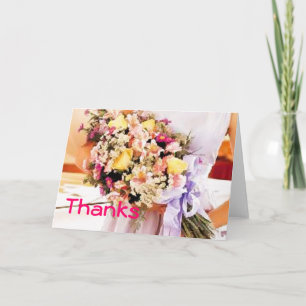 Hochzeitsdanken Dankeskarte