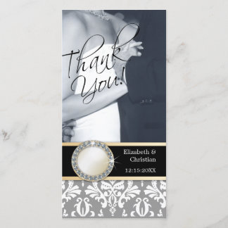 Hochzeitsdanken - Fotokarte Dankeskarte