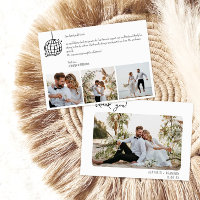 Hochzeitsdanken für die Karte Disco-Ball