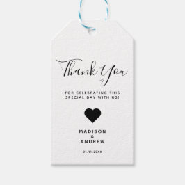 Hochzeitsdanken Geschenkanhänger