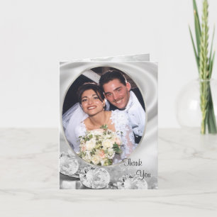 Hochzeitsdanken mit Foto Dankeskarte