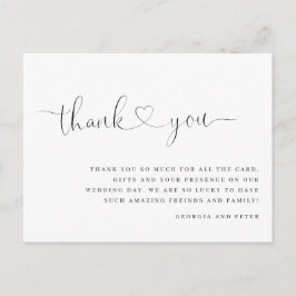 Hochzeitsdanken Sie Karte Nachricht Herzlichen Dan