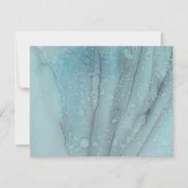 Hochzeitsdanken Sie Karte Türkis und Lavendel