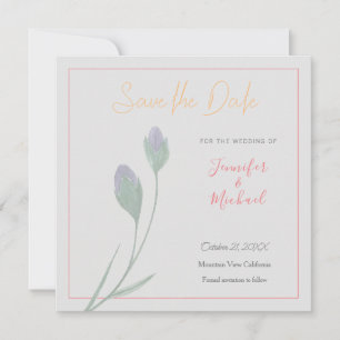 Hochzeitsdesign für Berufliche Blume Save the Date Einladung