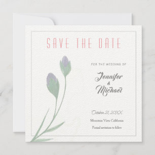 Hochzeitsdesign für Berufliche Blume Save the Date Einladung