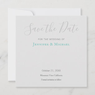 Hochzeitsdesign Modernes Design Save the Date Dankeskarte
