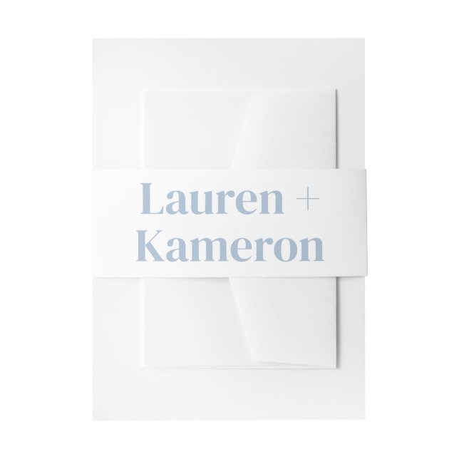 Hochzeitsdetails Moderner Einladung Bauch für Hoch Einladungsbanderole (Vorderseite Beispiel)