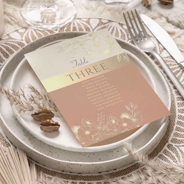 Hochzeitsdiagramm der Terracotta-Flora (Von Creator hochgeladen)