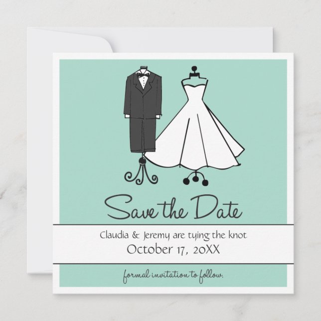 Hochzeitsdoodles | Save The Date (Vorderseite)