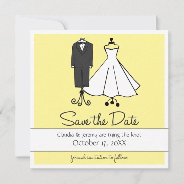 Hochzeitsdoodles | Save The Date (Vorderseite)