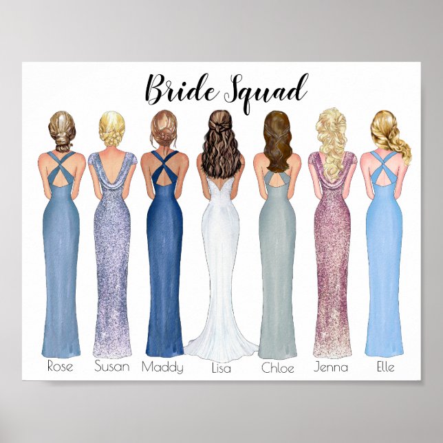 Hochzeitsdruck, Hochzeitsgeschenk, Hochzeitsposter Poster (Vorne)