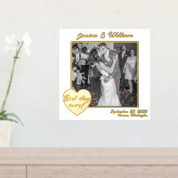 Hochzeitsdrucke für kundenspezifisches Foto