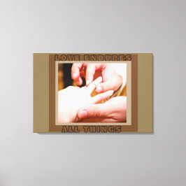 Hochzeitsdrucke für Leinwand