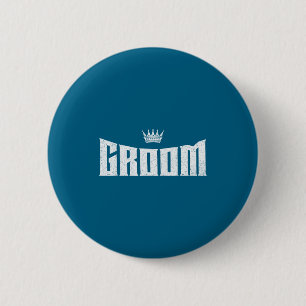 Hochzeitsdusche-Geschenk für den Bräutigam Jungges Button