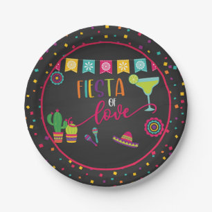 Hochzeitsdusche Party Teller Fiesta der Liebe