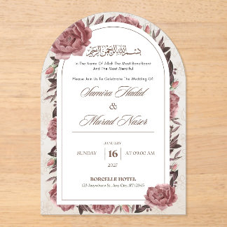 Hochzeitseinladung Acryleinladungen