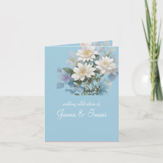 Hochzeitseinladung Blütenpastellblume Einladung