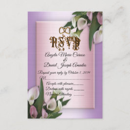 Hochzeitseinladung calla lilies UAWG Einladung