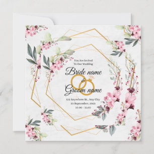 Hochzeitseinladung Dankeskarte