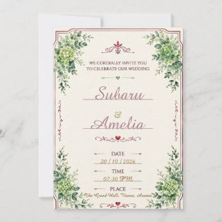 Hochzeitseinladung Dankeskarte
