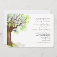 Hochzeitseinladung - Der Baum der Liebe