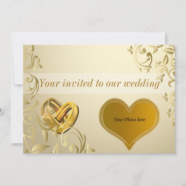 Hochzeitseinladung Einladung (Vorderseite)