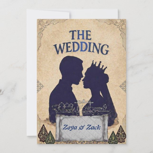 Hochzeitseinladung  einladung (Vorderseite)