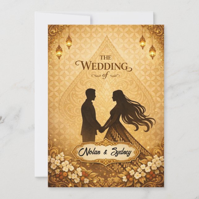 Hochzeitseinladung Einladung (Vorderseite)