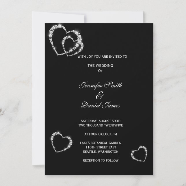 Hochzeitseinladung Einladung (Vorderseite)