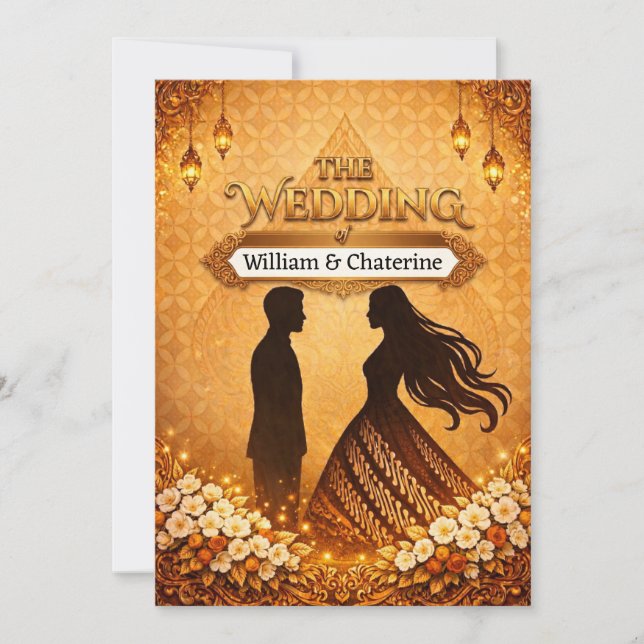 Hochzeitseinladung Einladung (Vorderseite)