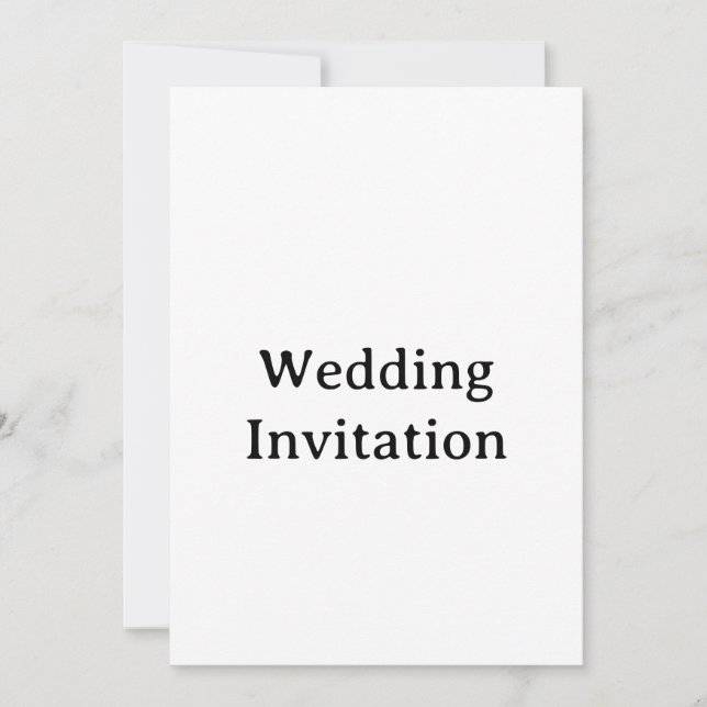 Hochzeitseinladung Einladung (Vorderseite)
