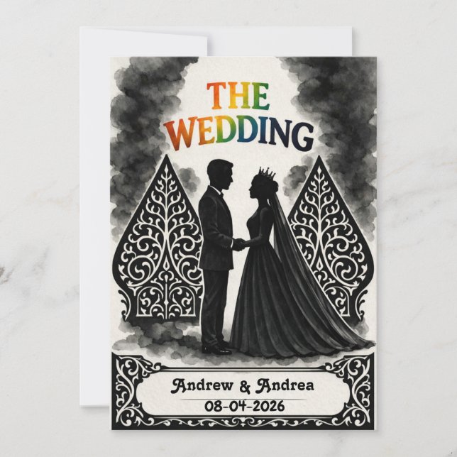 Hochzeitseinladung Einladung (Vorderseite)