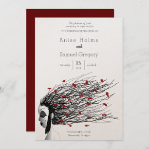 Hochzeitseinladung einzigartig, skurril einladung