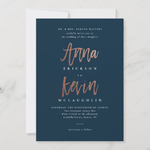 Hochzeitseinladung für Anna und Kevin Einladung