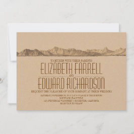 Hochzeitseinladung für Berge Einladung