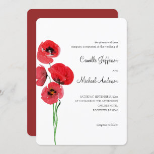 Hochzeitseinladung für Rote Pfeffer Einladung