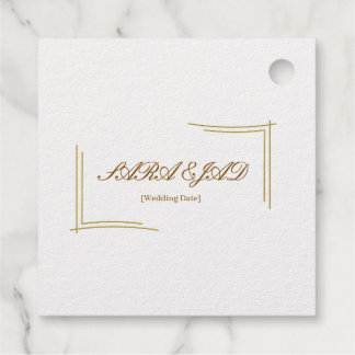 Hochzeitseinladung Geschenkanhänger