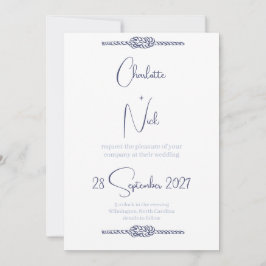 Hochzeitseinladung im maritimen Stil Einladung