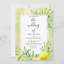 Hochzeitseinladung Lemon Grove Romance