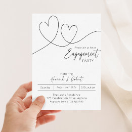 Hochzeitseinladung, Minimalistische Hochzeitseinla Einladung