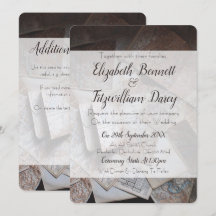 Hochzeitseinladung mit Vintage-Karten