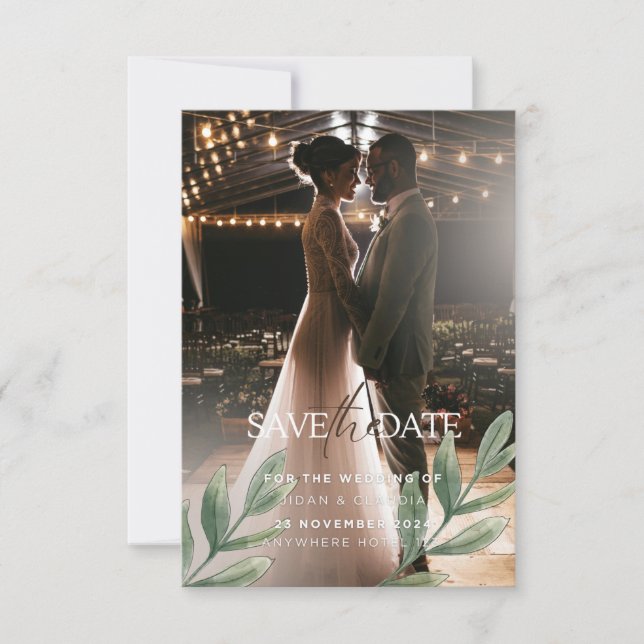 Hochzeitseinladung - modern und klassisch einladung (Vorderseite)