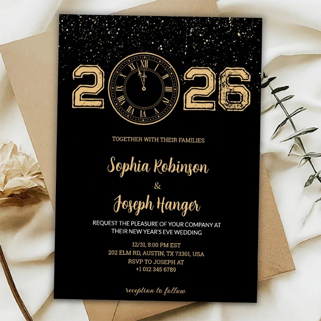 Hochzeitseinladung Neujahrsfeier  Einladung (Von Creator hochgeladen)