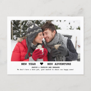 Hochzeitseinladung Postkarte