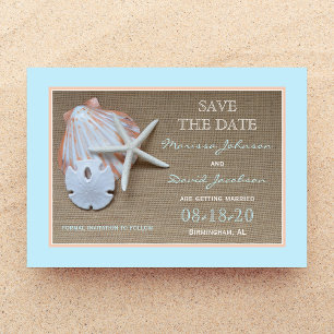 Hochzeitseinladung Strand Save the Date