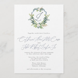Hochzeitseinladung von Catherine und Bo Einladung
