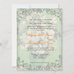 Hochzeitseinladung von den Eltern der Braut und de Einladung