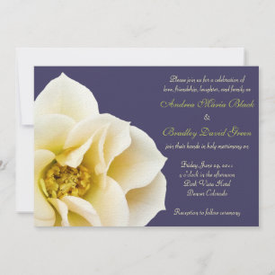 Hochzeitseinladung von Navy Blue und Cream Wildros Einladung