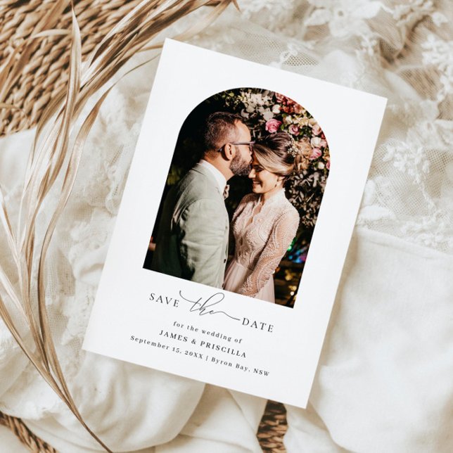 Hochzeitseinladung zum Minimalistischen Foto Einladung (Von Creator hochgeladen)